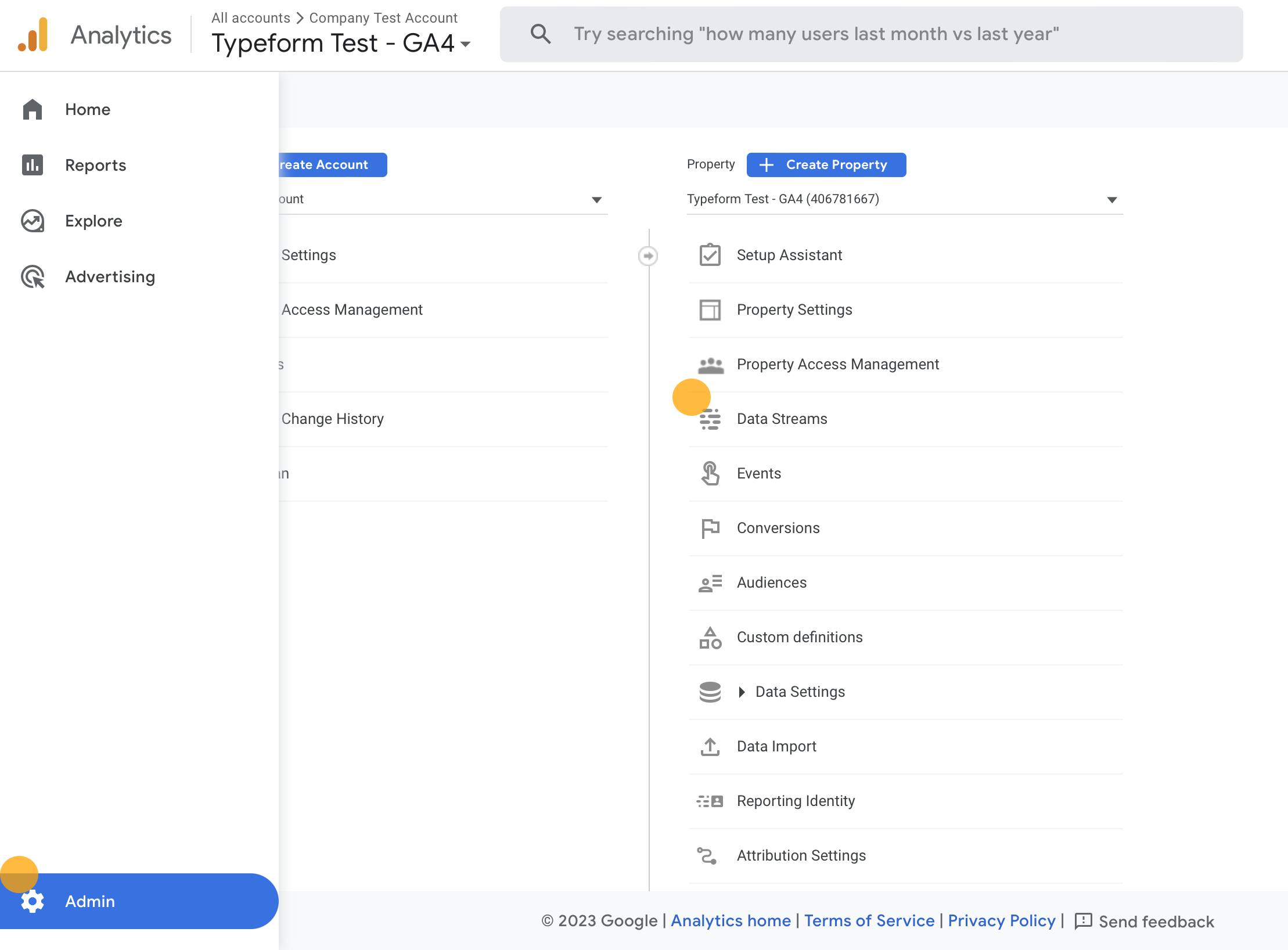 Data stream typeform